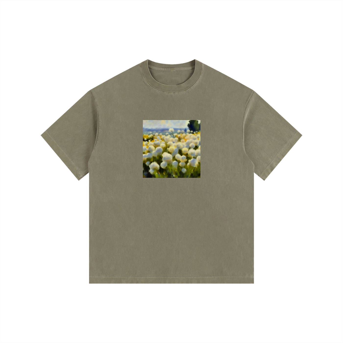 Vintage Washed Oversized Cotton T-Shirt