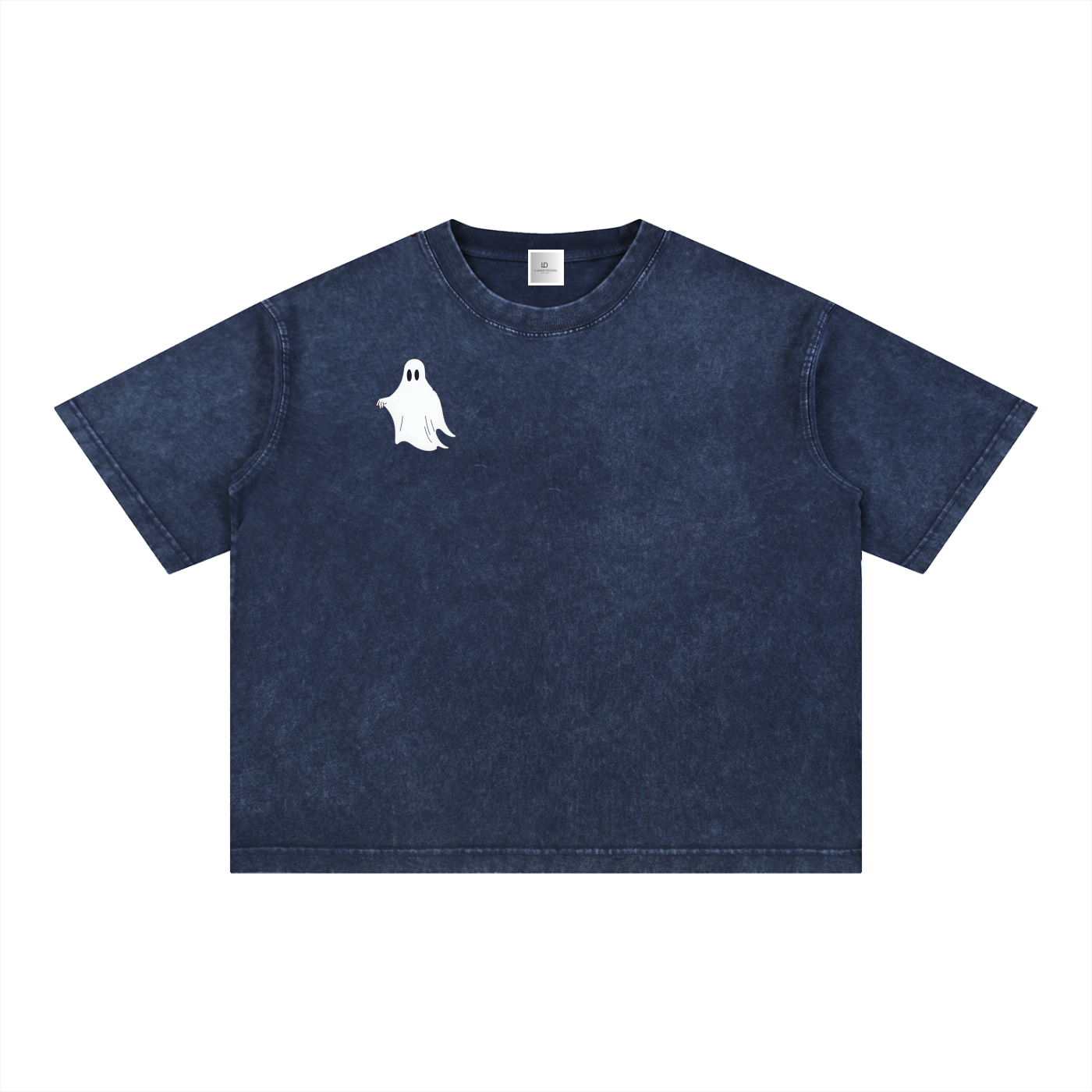 GHOST Mineral Wash Boxy Cotton T-Shirt