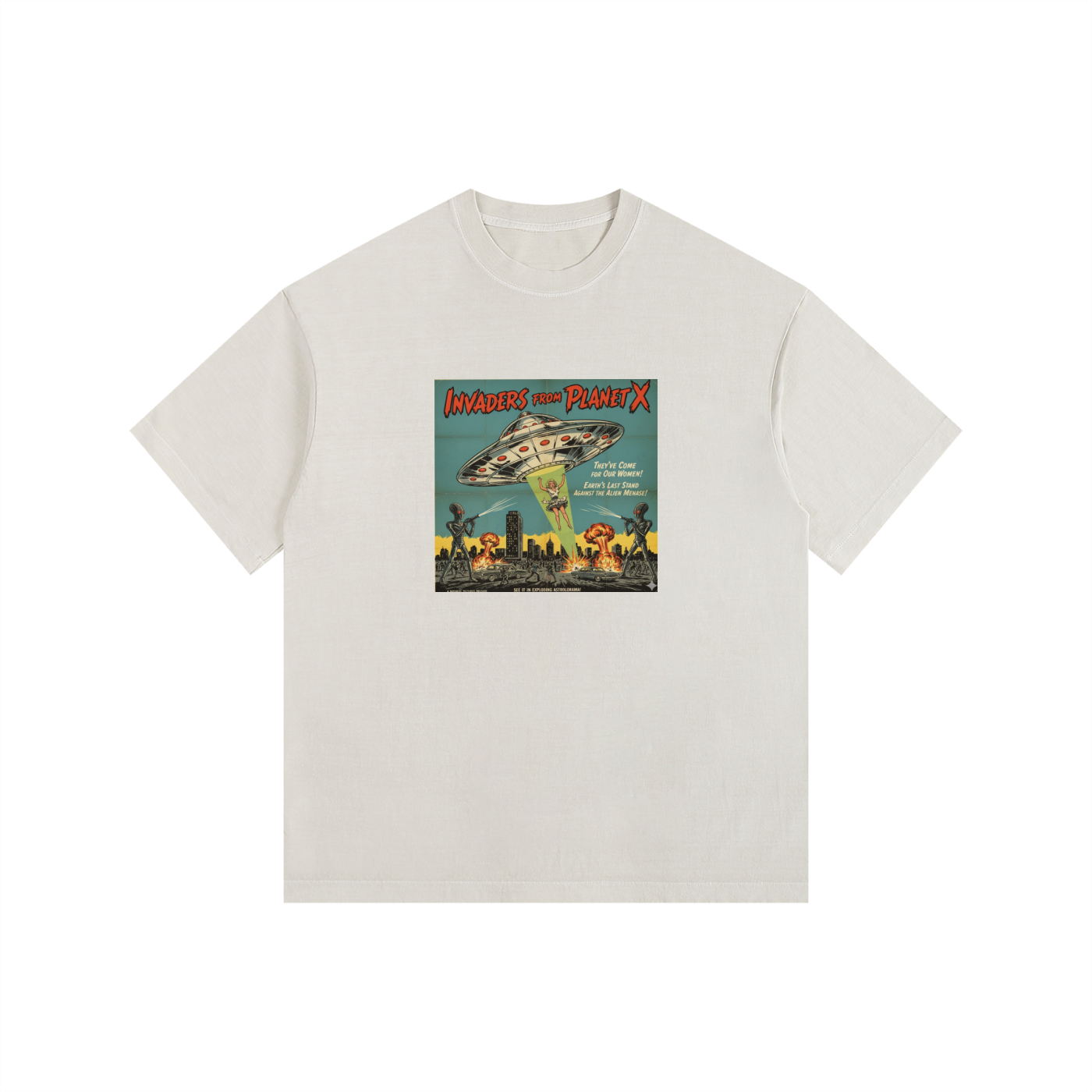 Vintage Washed Oversized Cotton T-Shirt