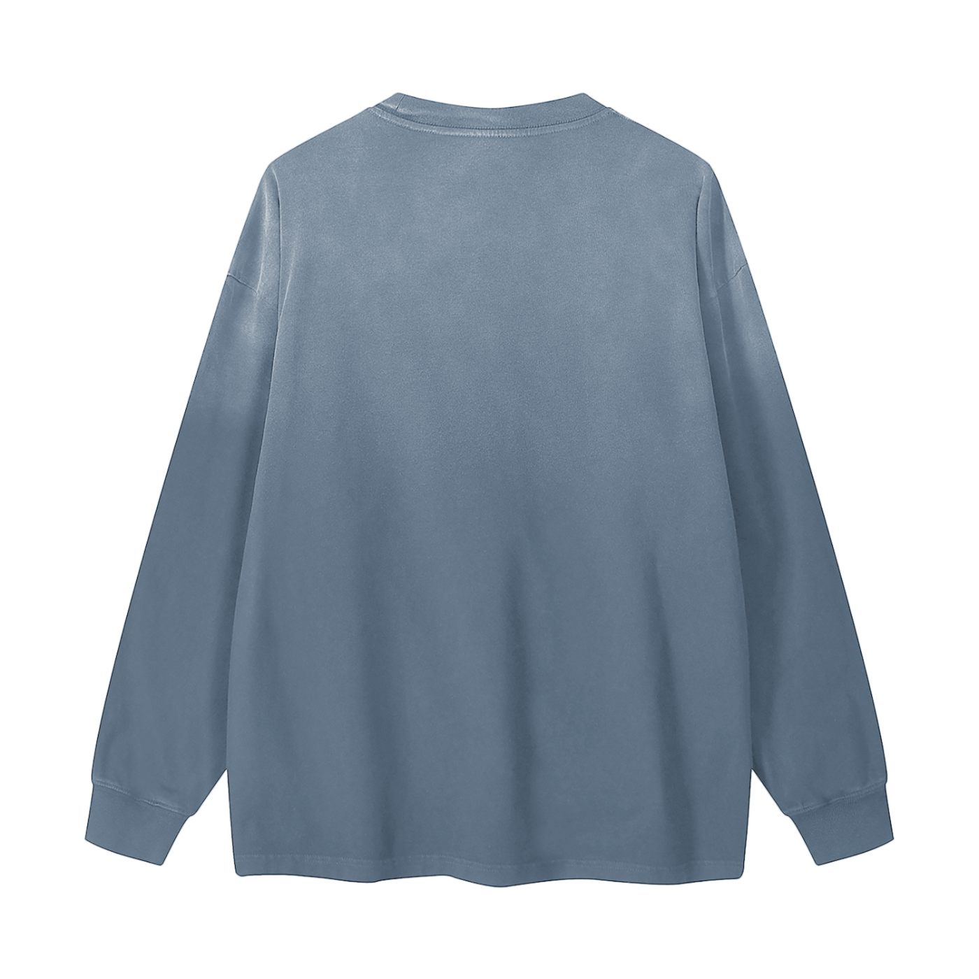 AFTER AFFECT Skeleton Gradient Washed Long Sleeve T-Shirt