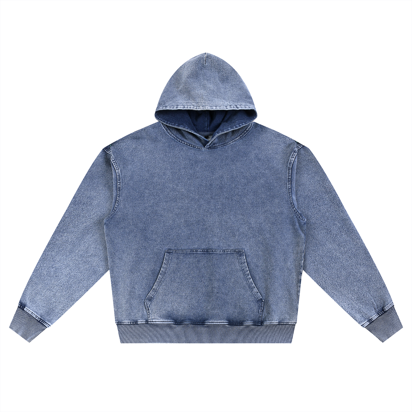 Snow Wash SUFFER FOR PURITY Oversized Hoodie