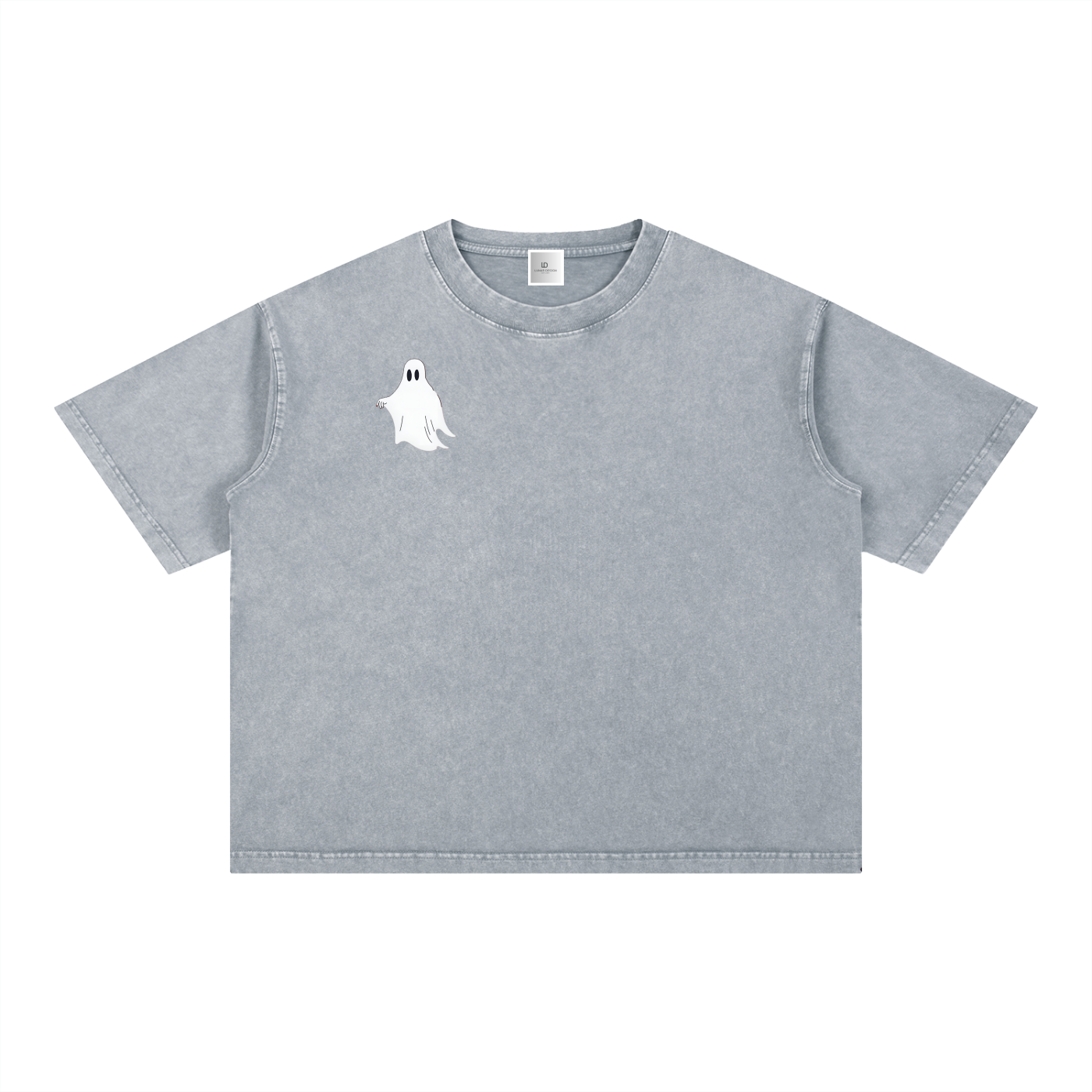 GHOST Mineral Wash Boxy Cotton T-Shirt