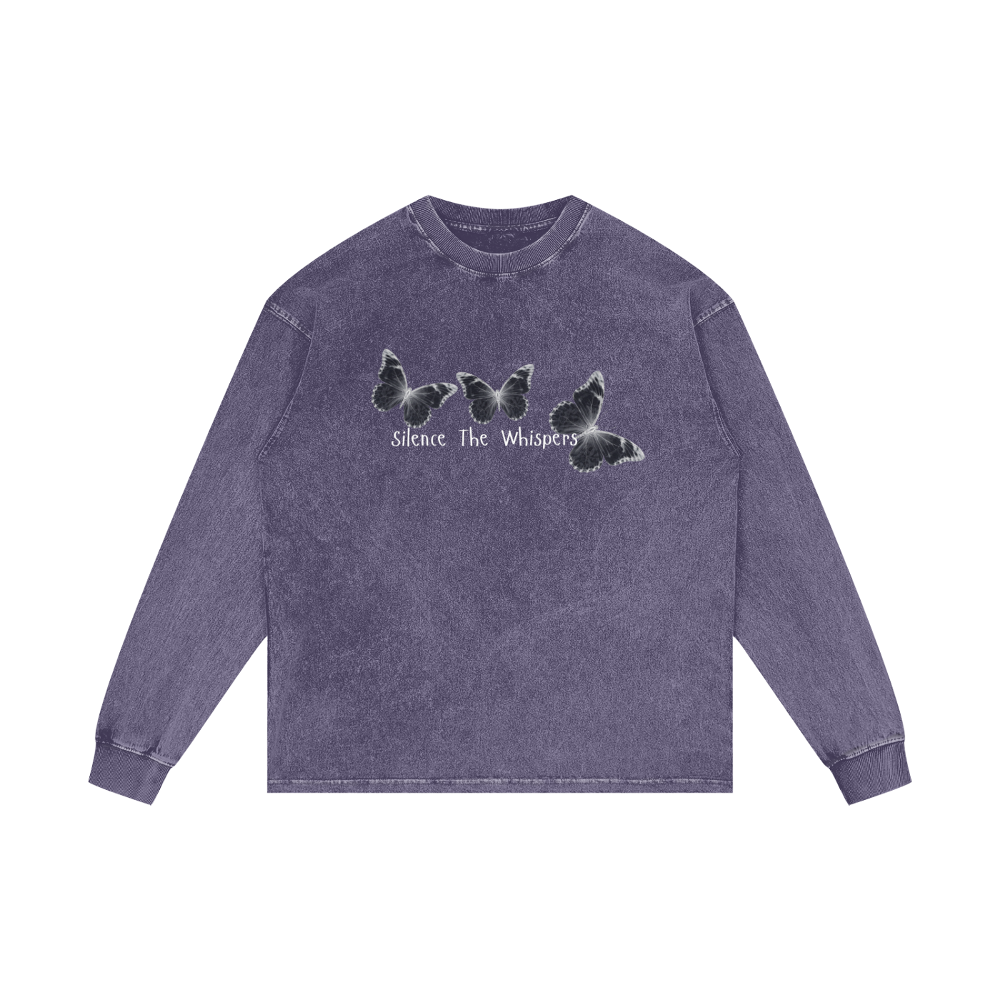 Acid Wash Oversize Long Sleeve T-Shirt