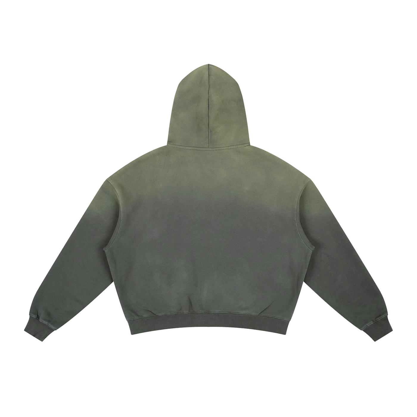 Frayed Sunfade Boxy Fleece Hoodie