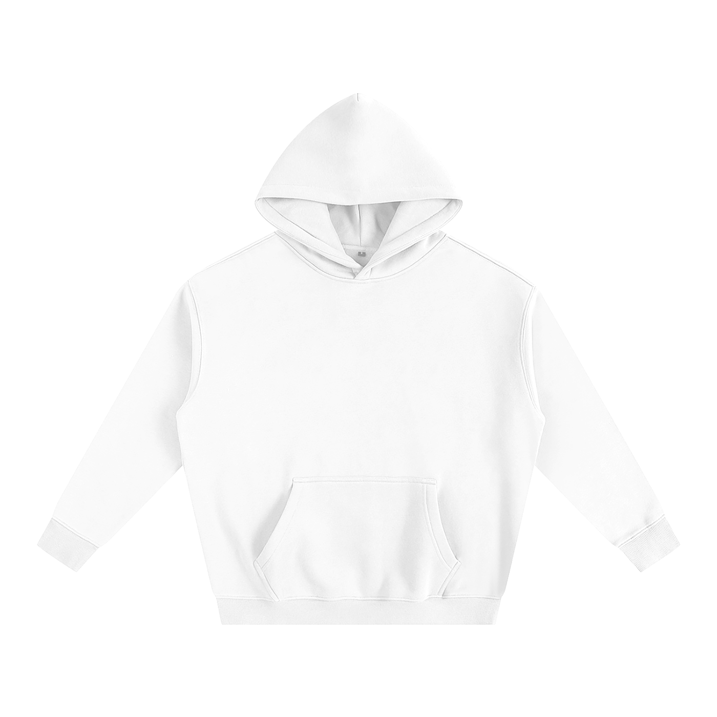 CRYING IN THE RAIN Oversize Fleeced Hoodie