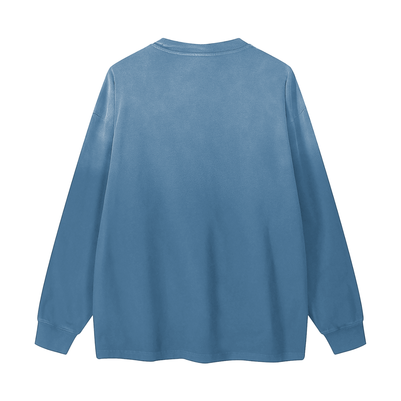 AFTER AFFECT Skeleton Gradient Washed Long Sleeve T-Shirt