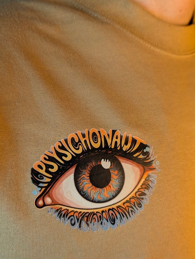 short sleeve HEAVYWEIGHT "psychonaut eye" short shirt