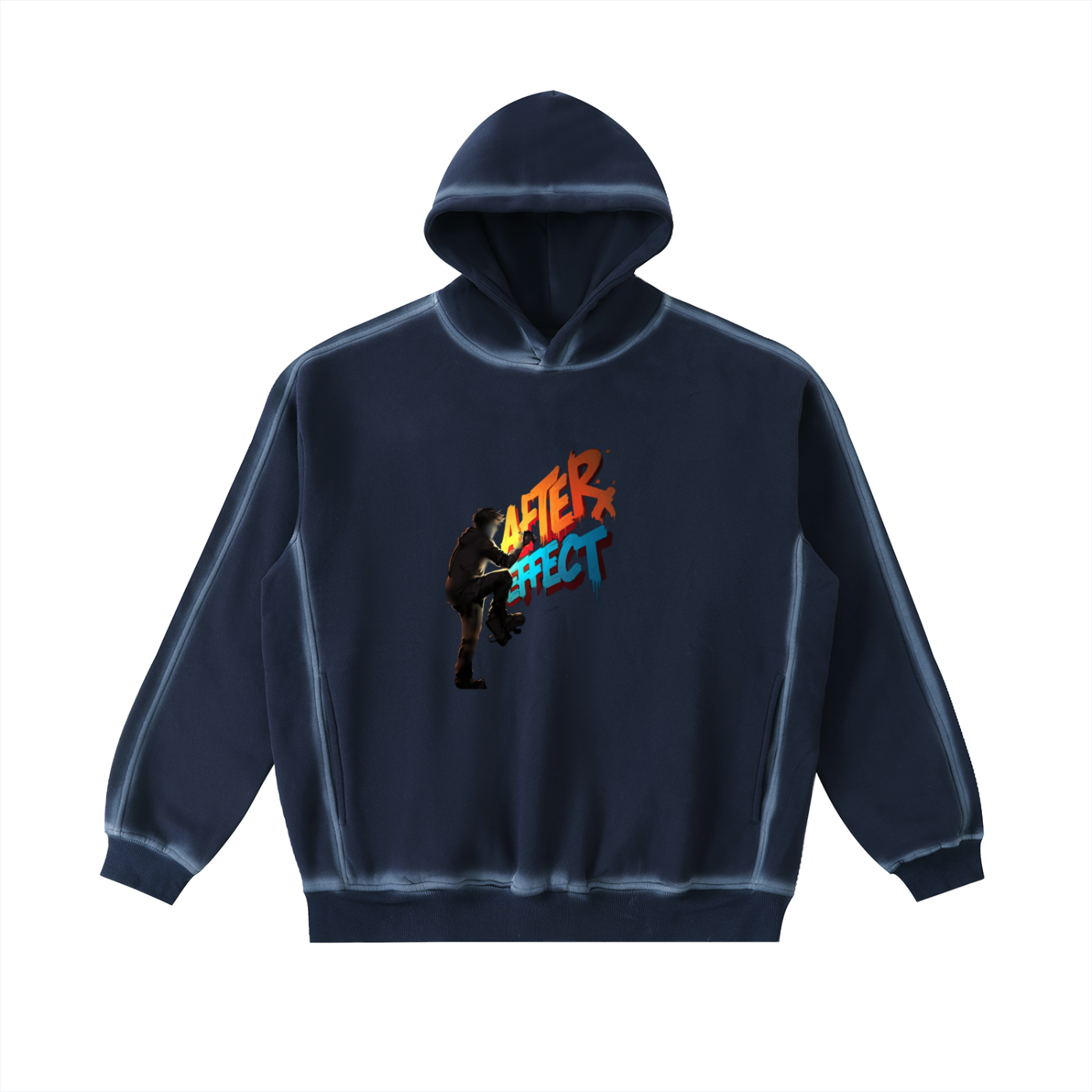AFTER AFFECT Sunfaded Edge Fleece Hoodie
