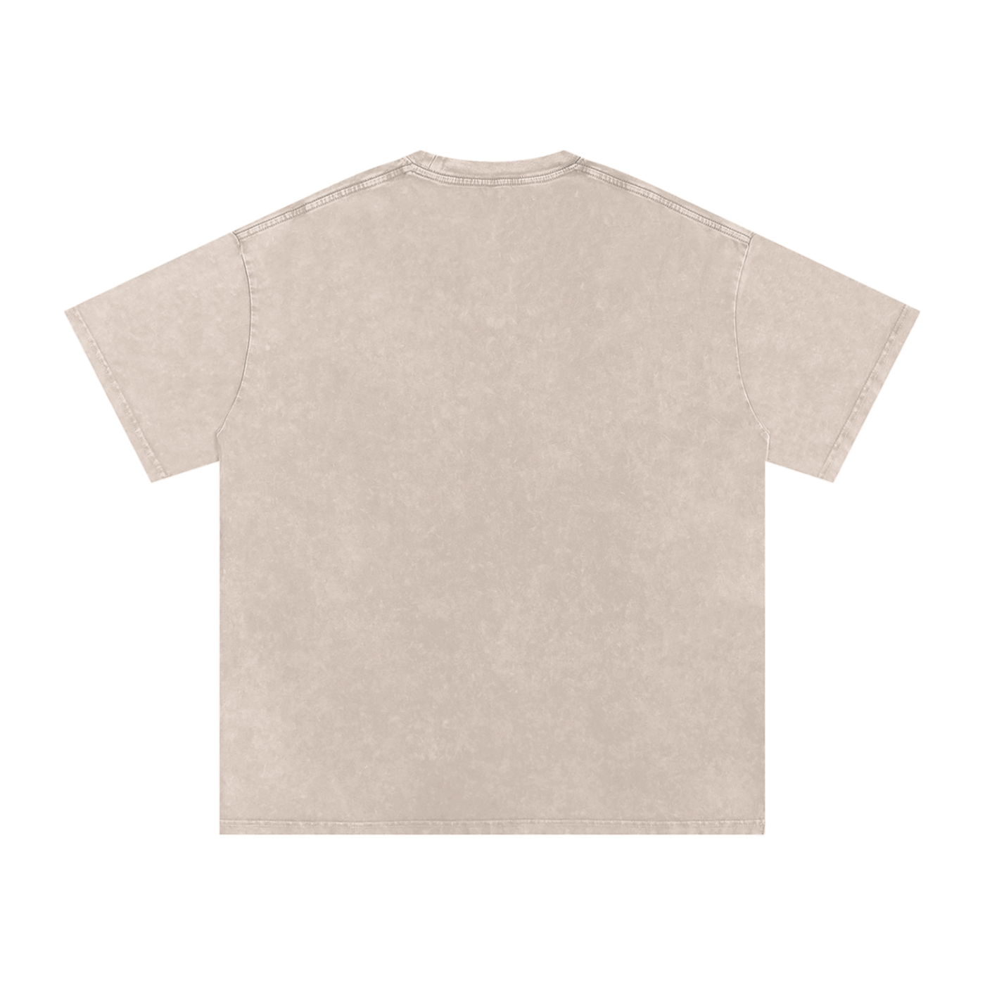 ELEGANCE Snow Washed Oversized Cotton T-Shirt