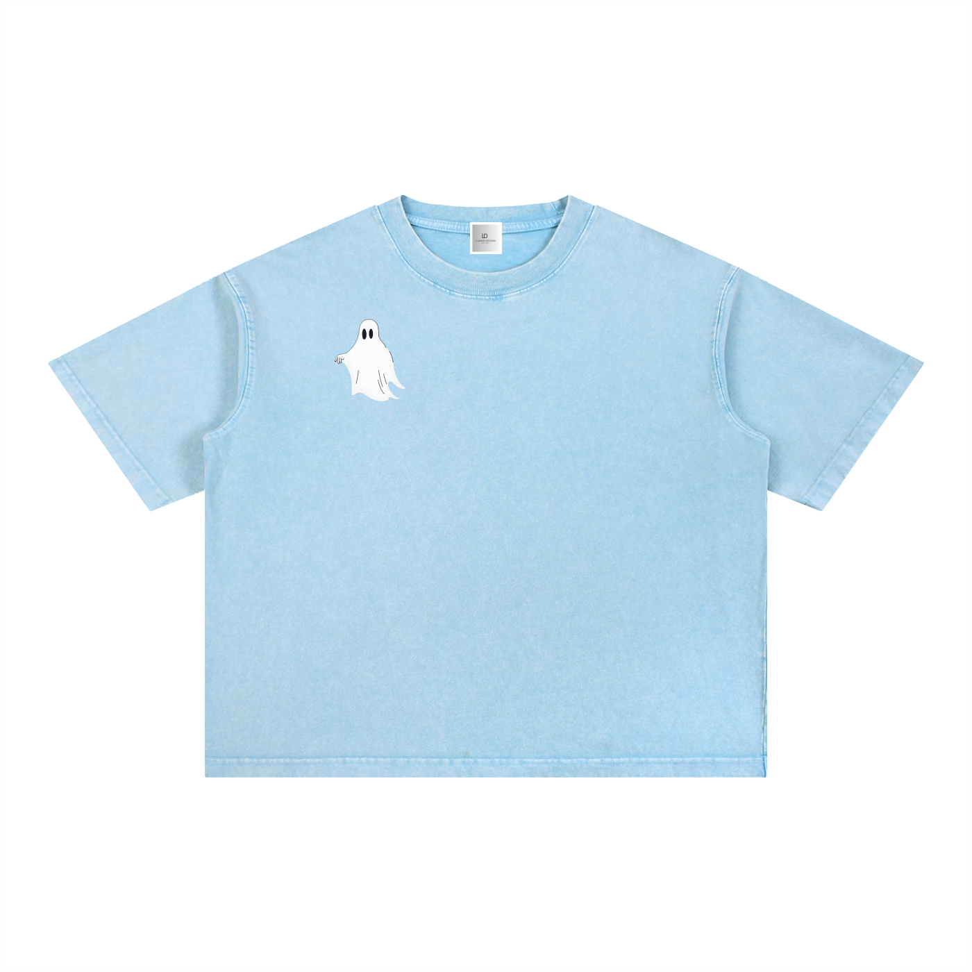 GHOST Mineral Wash Boxy Cotton T-Shirt