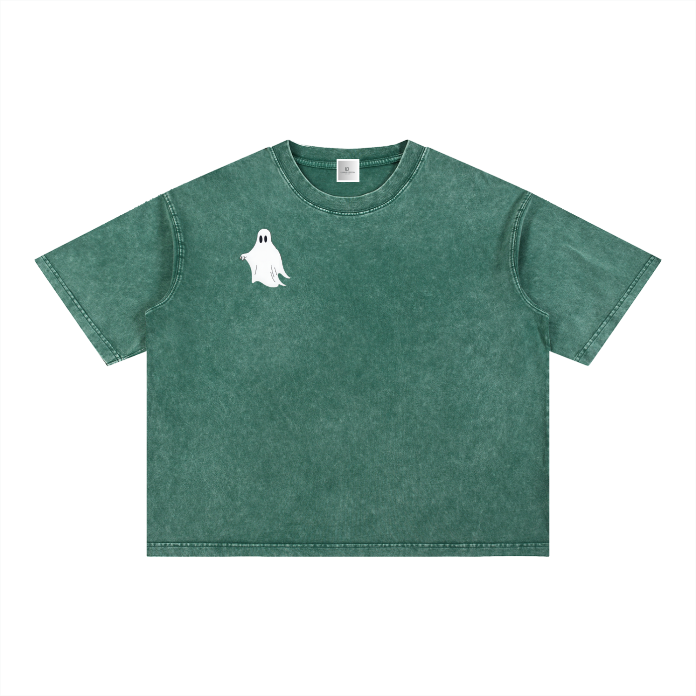 GHOST Mineral Wash Boxy Cotton T-Shirt