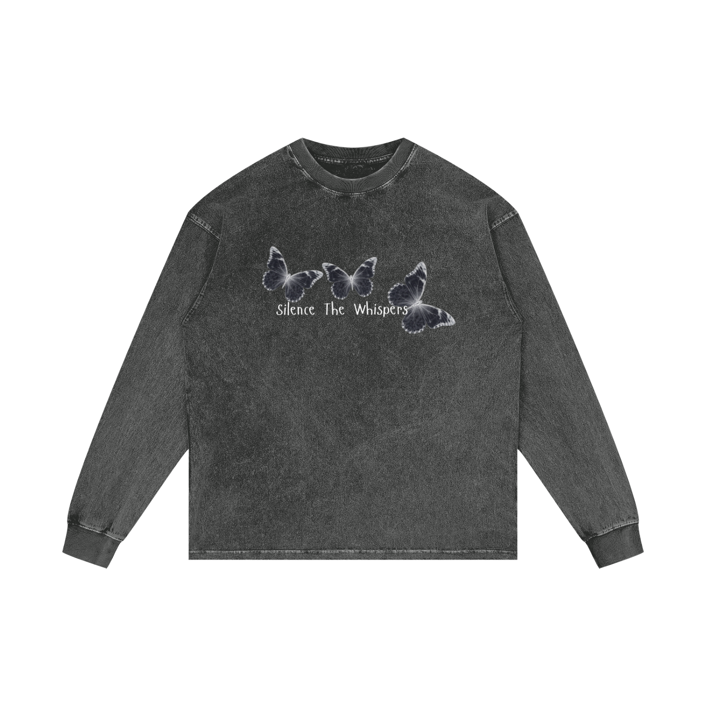 Acid Wash Oversize Long Sleeve T-Shirt