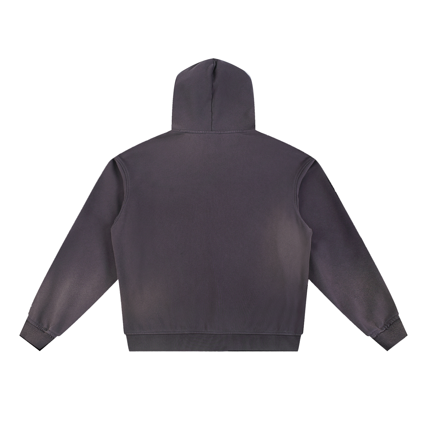 Sun Fade Frayed Fleece Hoodie