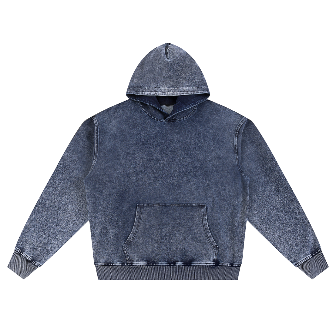 Snow Wash SUFFER FOR PURITY Oversized Hoodie